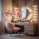 Trueliving Grey Luxury Dresser Table H 71 x W 23 x D 16